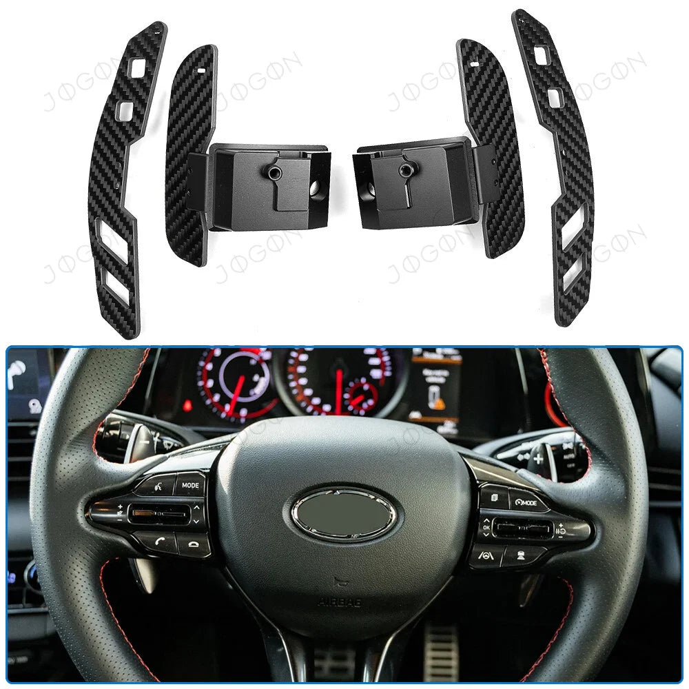 Hyundai KONA N Elantra N i30N 2019-2026 Carbon Fiber Magnetic Paddle Shifters