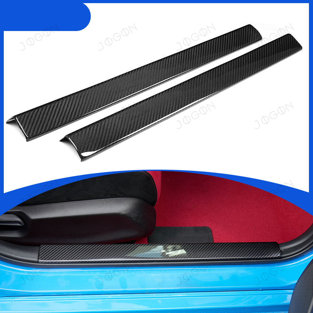 JOGON Honda Civic Type R FL5 2023-2026 Inner Door Sill Plates Cover Real Pre-preg Carbon Fiber