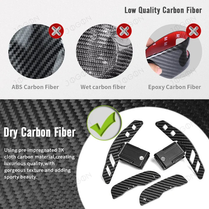 Hyundai KONA N Elantra N i30N 2019-2026 Carbon Fiber Magnetic Paddle Shifters