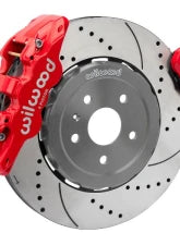 Wilwood 15.00inch Red Drilled AERO4 / EPB Dynamic Rear Kit w/ Lines Corvette C8 2020-2024