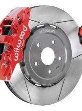 Wilwood 15.00inch Red AERO4 / EPB Dynamic Rear Kit w/ Lines Corvette C8 2020-2024