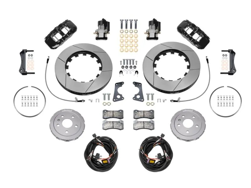 Wilwood 15.00inch AERO4 / EPB Big Brake Dynamic Rear Kit w/ Lines Corvette C8 2020-2024