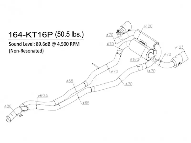 APEXi N1-X Evolution Extreme Muffler Non-Resonated Toyota GR Supra A90 2020-2024
