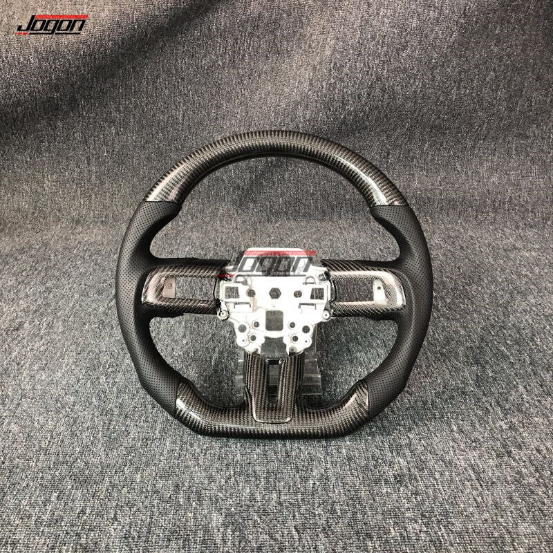 Steering Wheel Trim Carbon Fiber for Ford Mustang S550