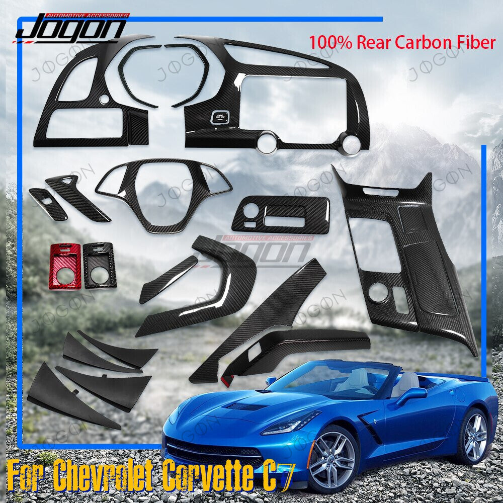 Interior Trim Cover Dry Carbon Fiber for Corvette C7 D1WT022