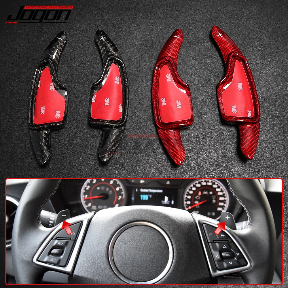 Steering Wheel DSG Shift Paddle Extension Carbon Fiber for Corvette C7