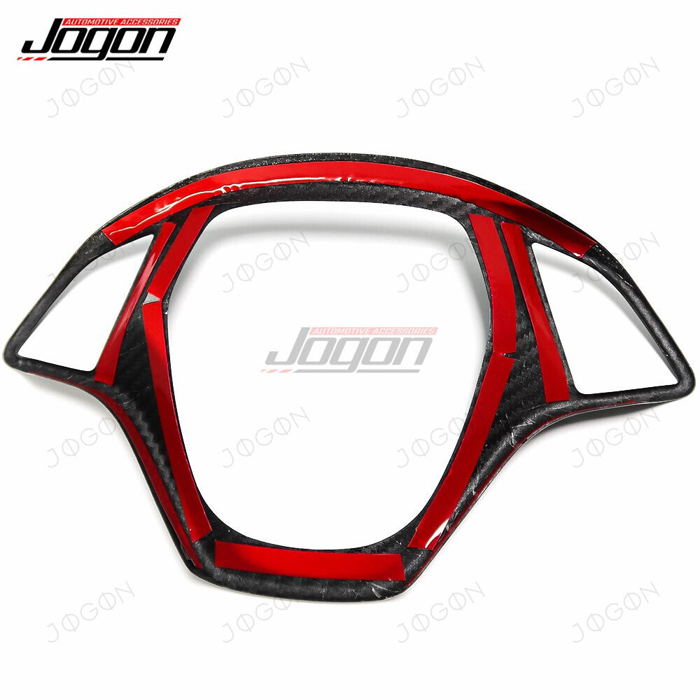 Steering Wheel Frame Decor Cover Dry Carbon Fiber for Corvette C7 D1WT022