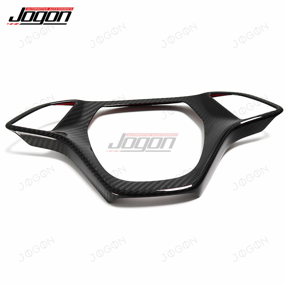 Steering Wheel Frame Decor Cover Dry Carbon Fiber for Corvette C7 D1WT022
