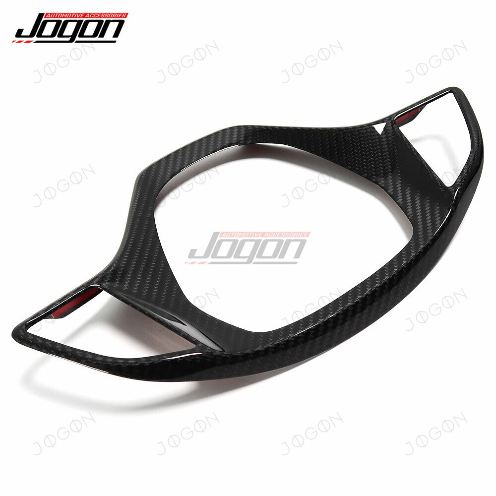 Steering Wheel Frame Decor Cover Dry Carbon Fiber for Corvette C7 D1WT022