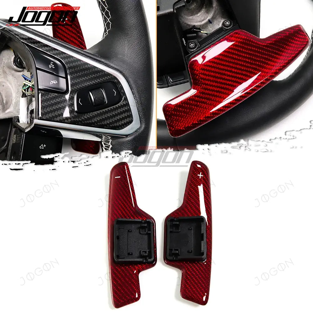 Steering Wheel Paddle Shifters Dry Carbon Fiber for Corvette C8 JWT001
