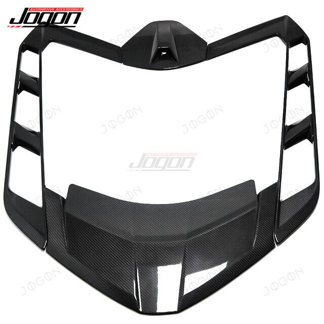 Engine Window Cover Trim Dry Carbon Fiber for Corvette C8 D1WT088