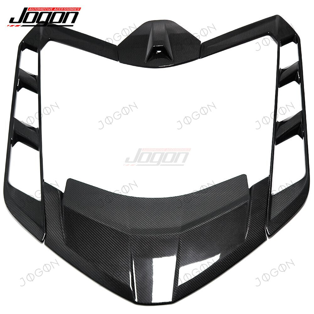 Engine Window Cover Trim Dry Carbon Fiber for Corvette C8 D1WT088