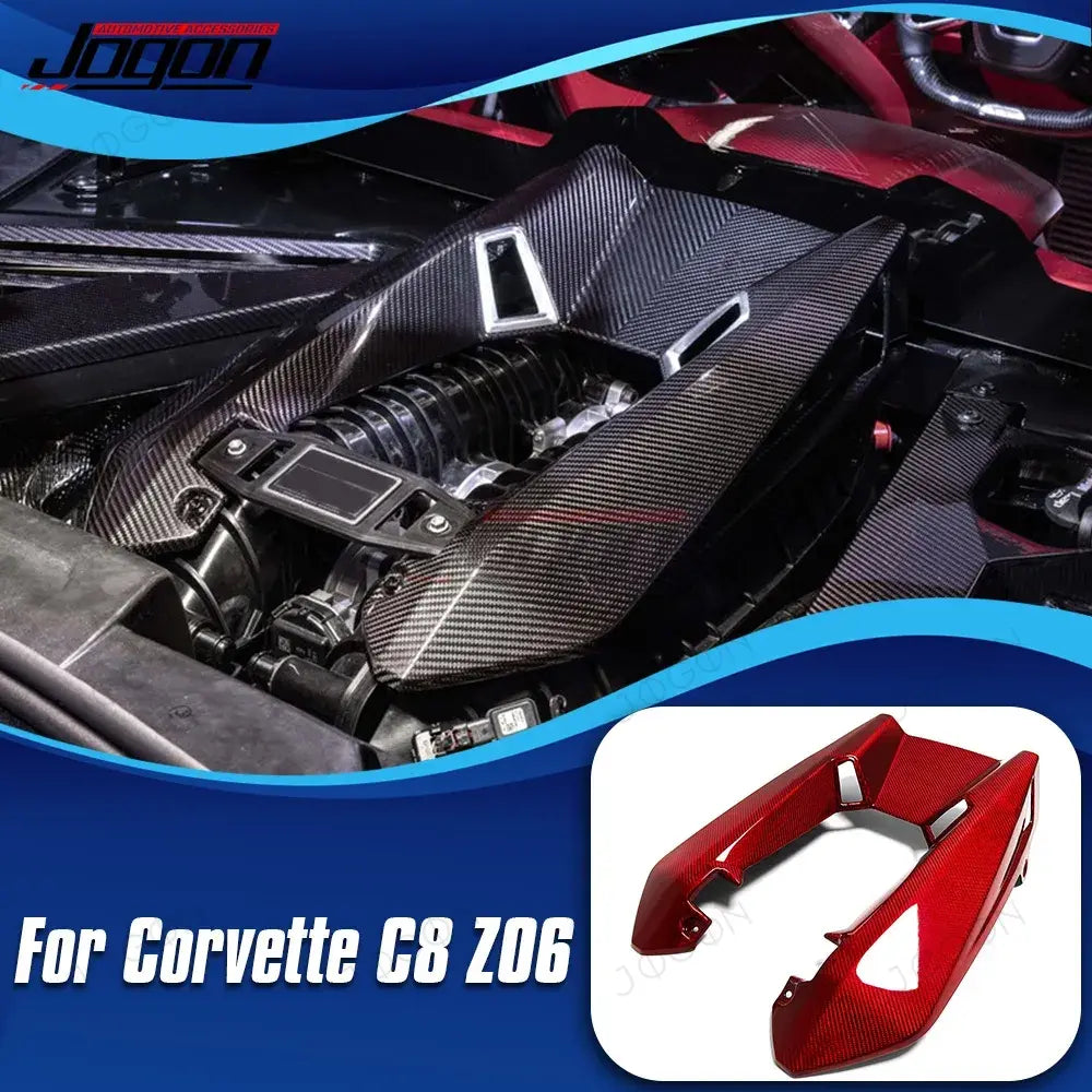 Engine Bay Cover Trim Dry Carbon Fiber for Corvette C8 D1WT082