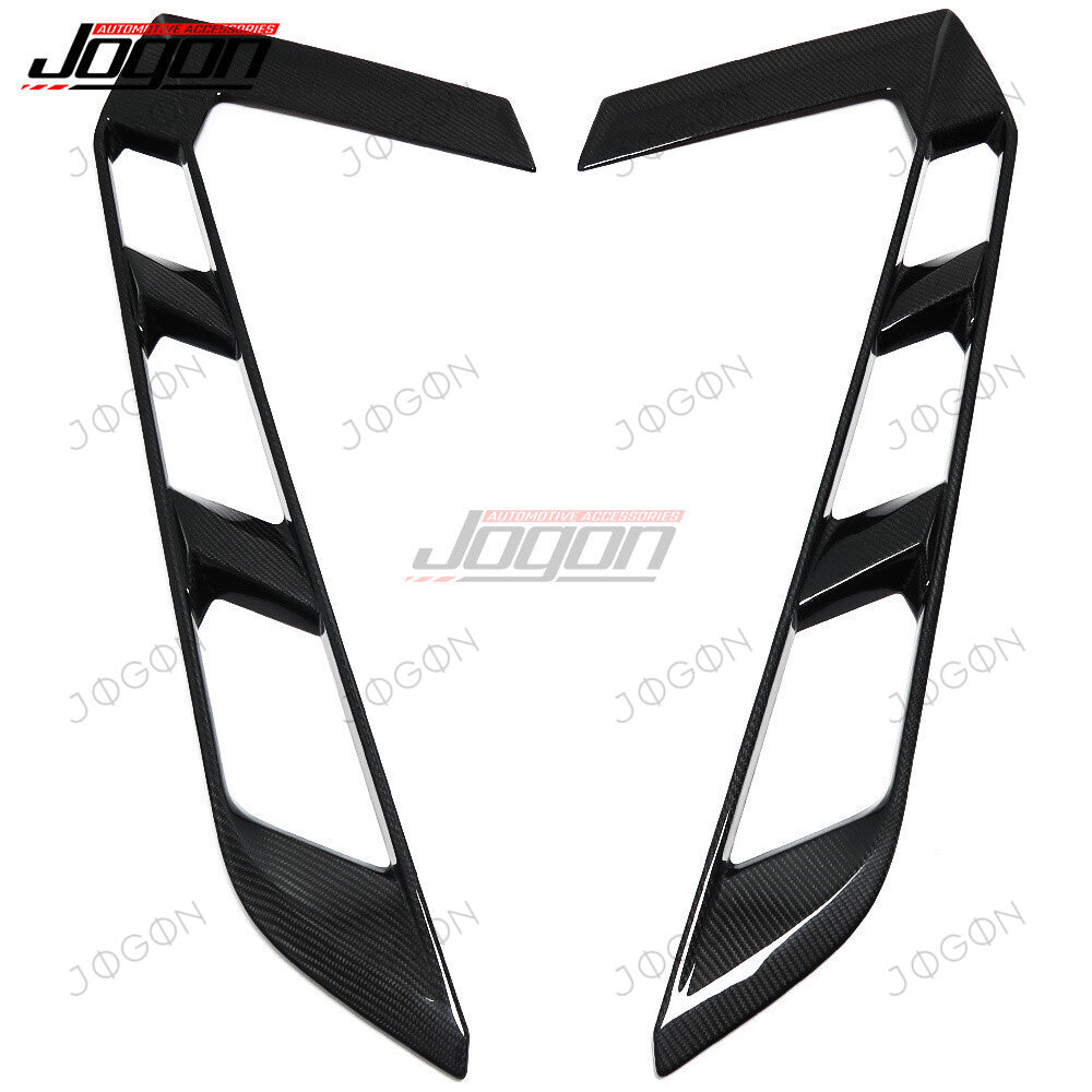 Engine Window Cover Trim Dry Carbon Fiber for Corvette C8 D1WT088