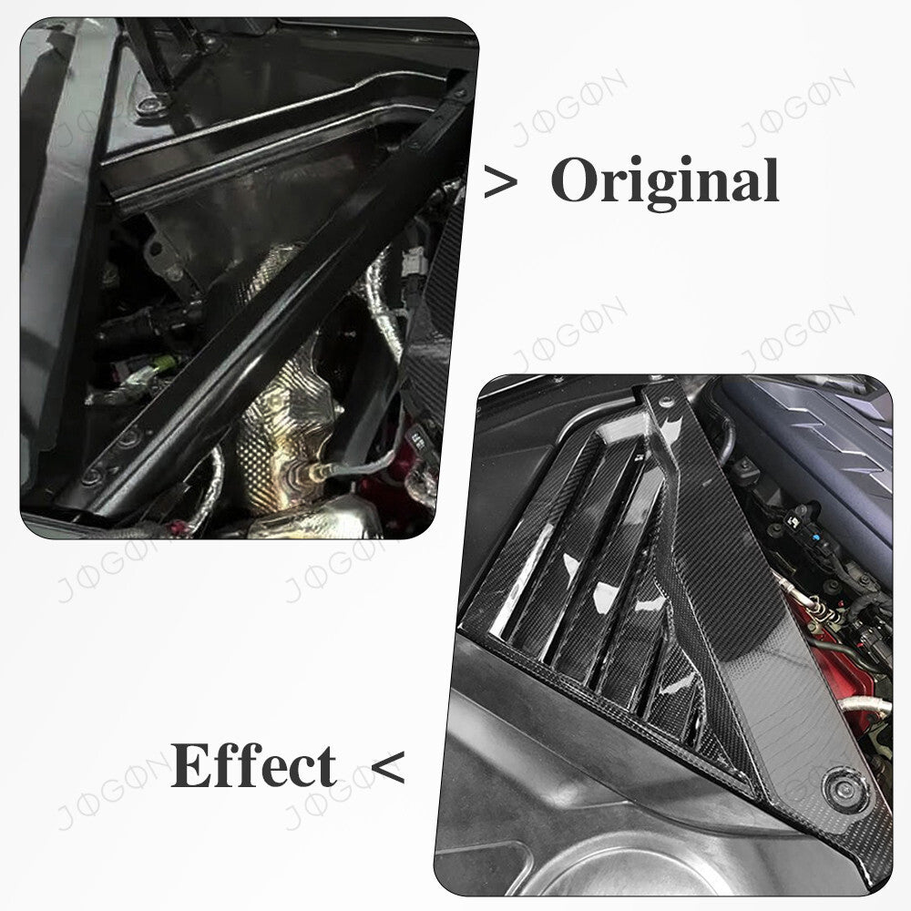Engine Side Bay Panel Accent Trim for Corvette C8 GWT009