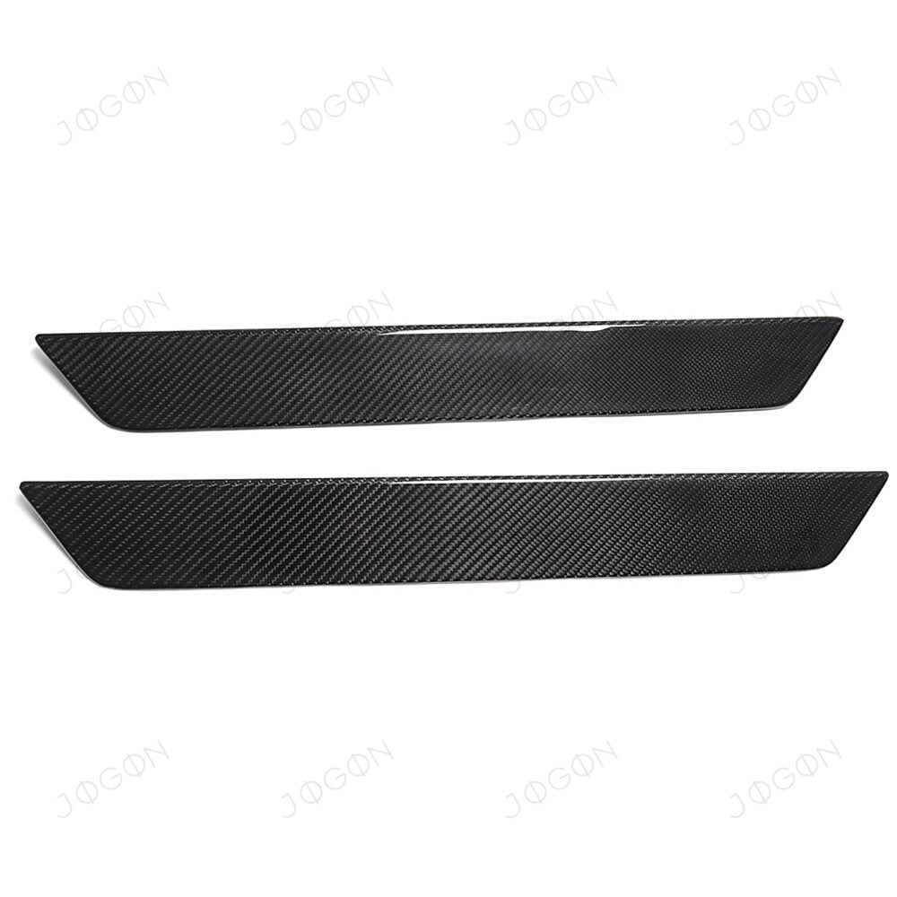 Interior Door Sill Protector Panel Dry Carbon Fiber for Corvette C8 D1WT053