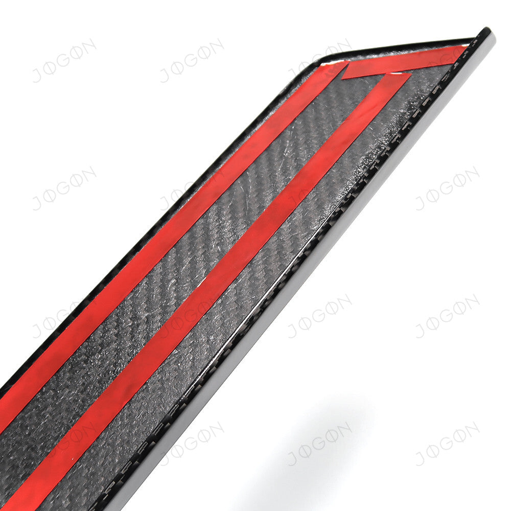 Interior Door Sill Protector Panel Dry Carbon Fiber for Corvette C8 D1WT053