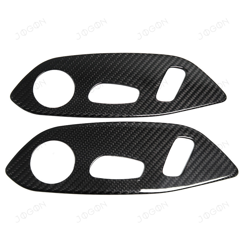 Seat Adjust Button Cover Trim Dry Carbon Fiber for Corvette C8 D1WT051