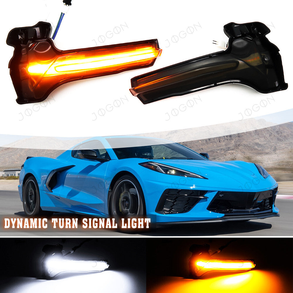 Sequential Switchback LED DRL Grille Accent Light Bezel for Corvette C8 1WT001A