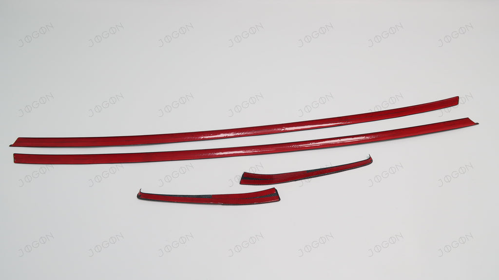 Side Window Sill Molding Strip Trim Dry Carbon Fiber for Corvette C8 D1WT069A