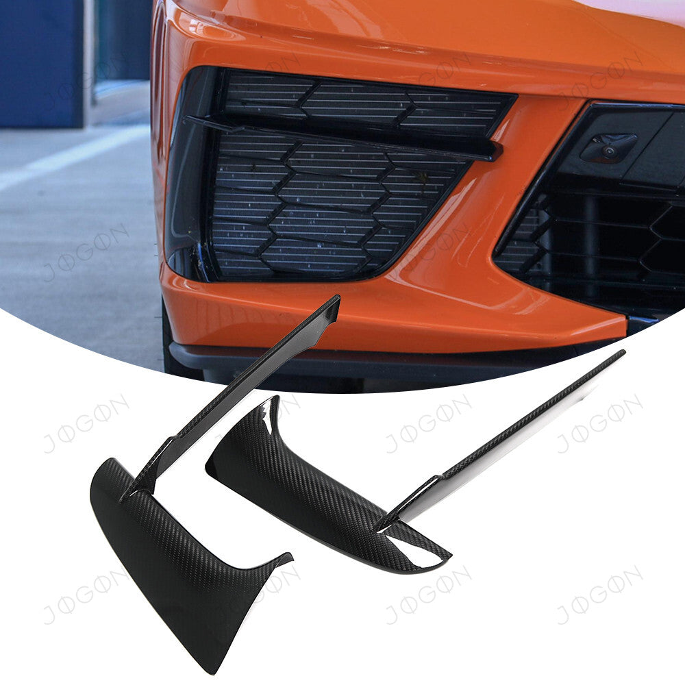 Front Bumper Splitter Dry Carbon Fiber for Corvette C8 D1WT070