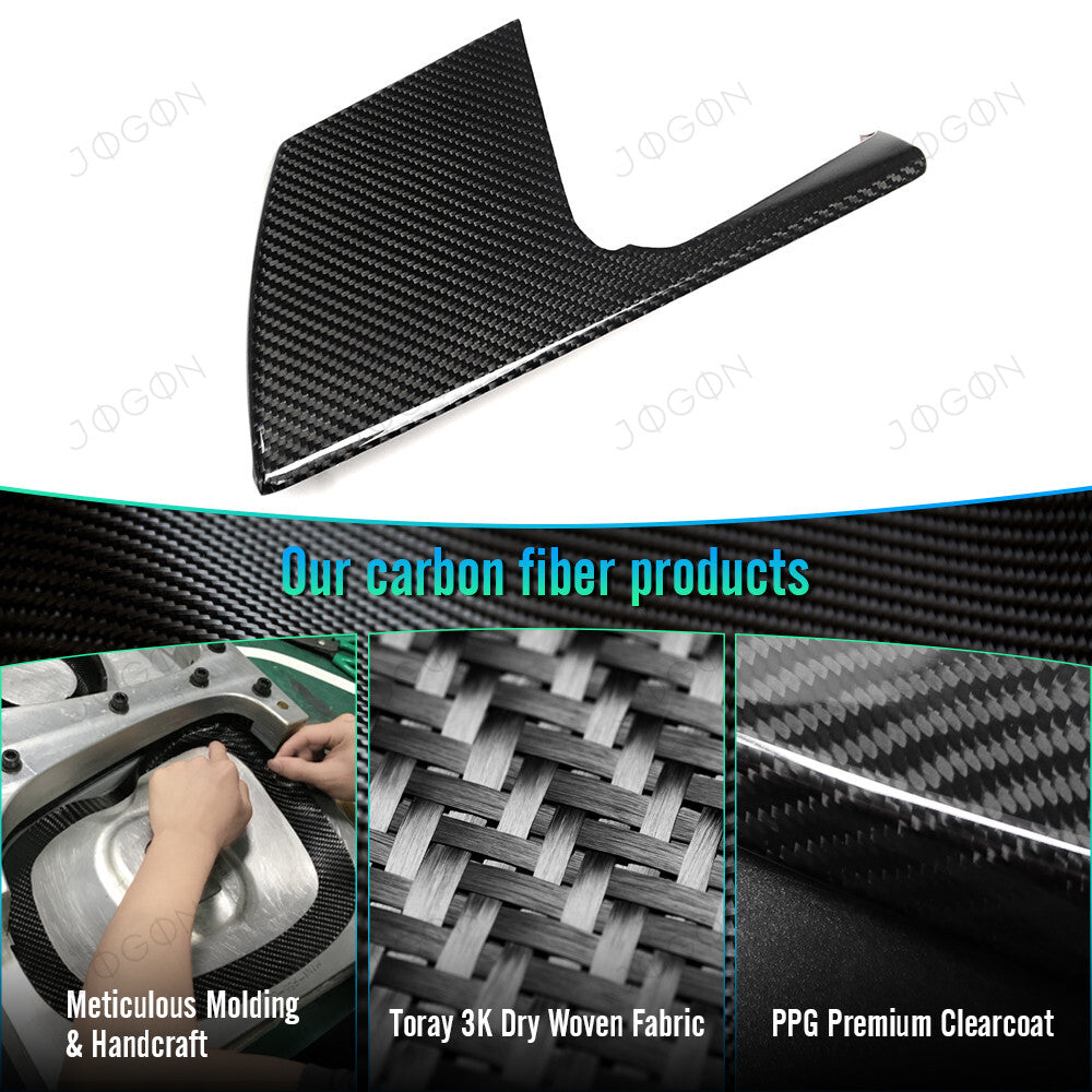 Console Driver Side Dash Panel Dry Carbon Fiber for Corvette C8 D1WT096