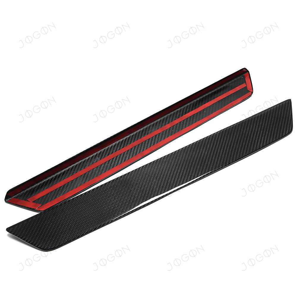 Interior Door Sill Protector Panel Dry Carbon Fiber for Corvette C8 D1WT053