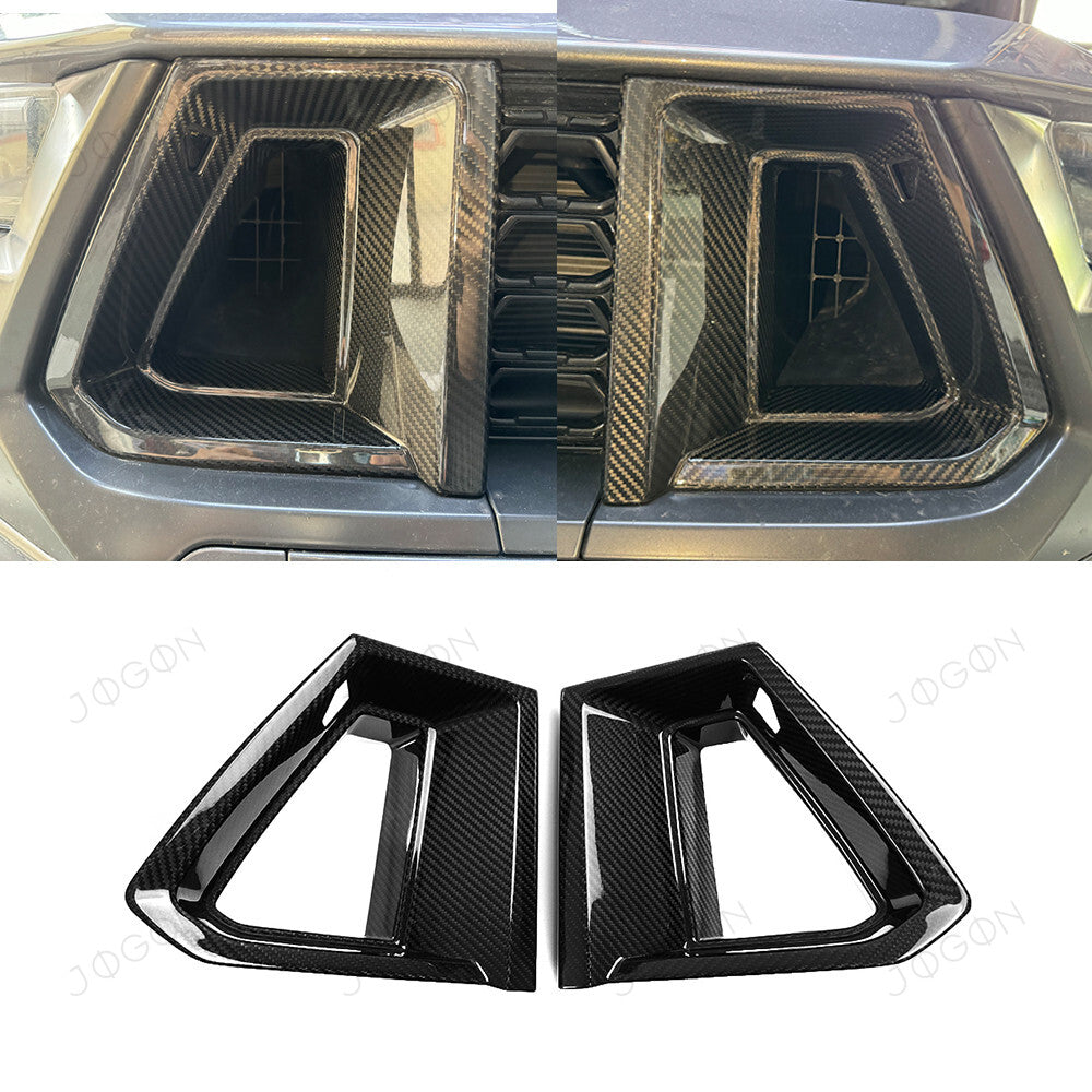 Front Grille Side Air Vent Frame Dry Carbon Fiber for Mustang S650 D2FT031