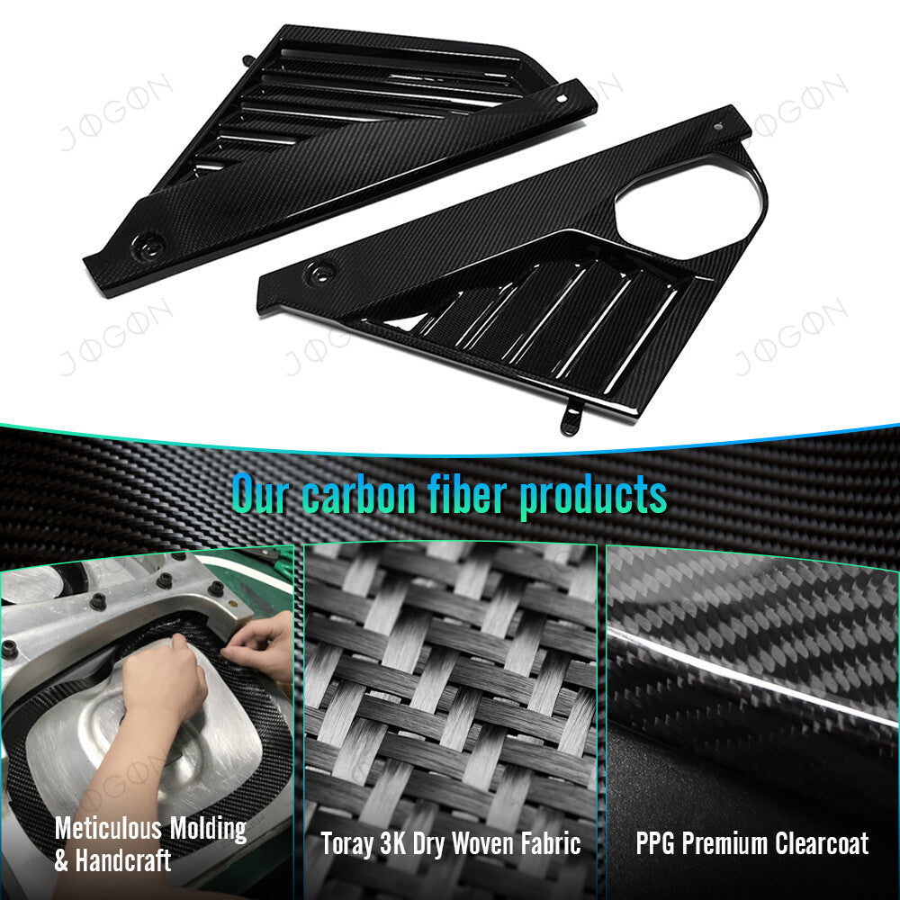 Engine Side Bay Panel Accent Trim for Corvette C8 GWT009