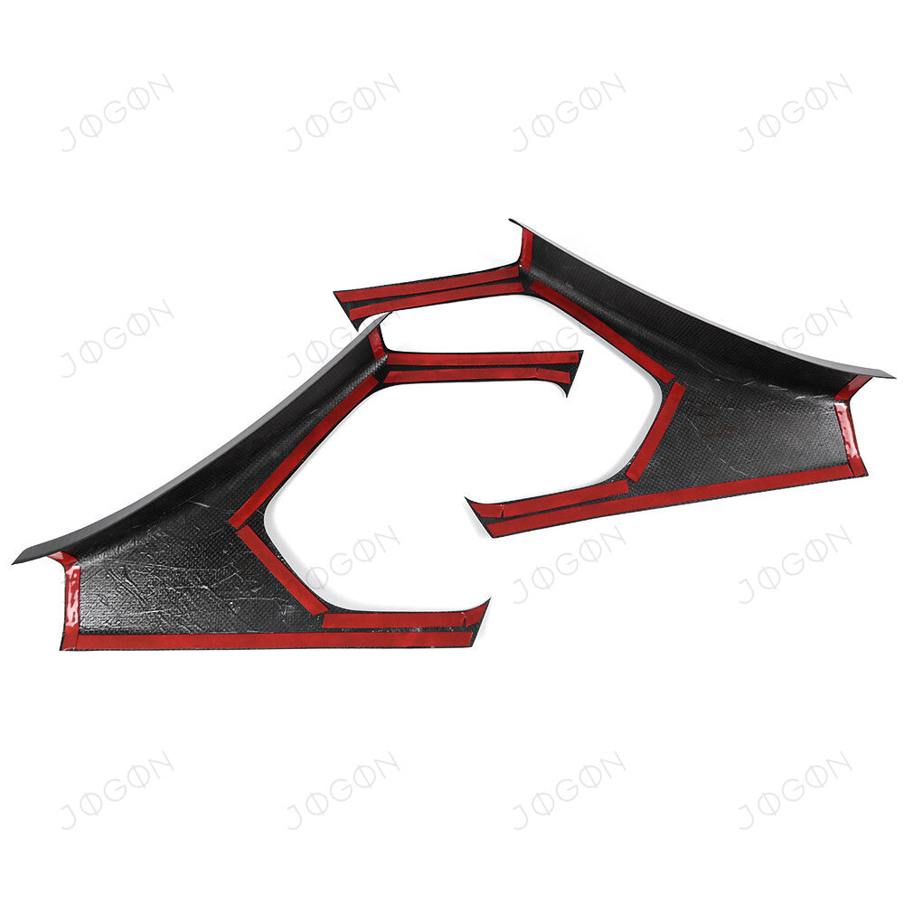Inner Rear Upper Door Sill Panel Cover Dry Carbon Fiber for Corvette C8 D1WT0105