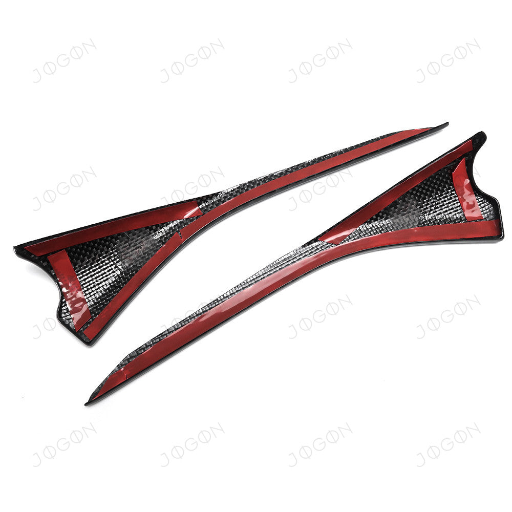 Window Upper Door Panel Cover Dry Carbon Fiber for Corvette C8 D1WT0104