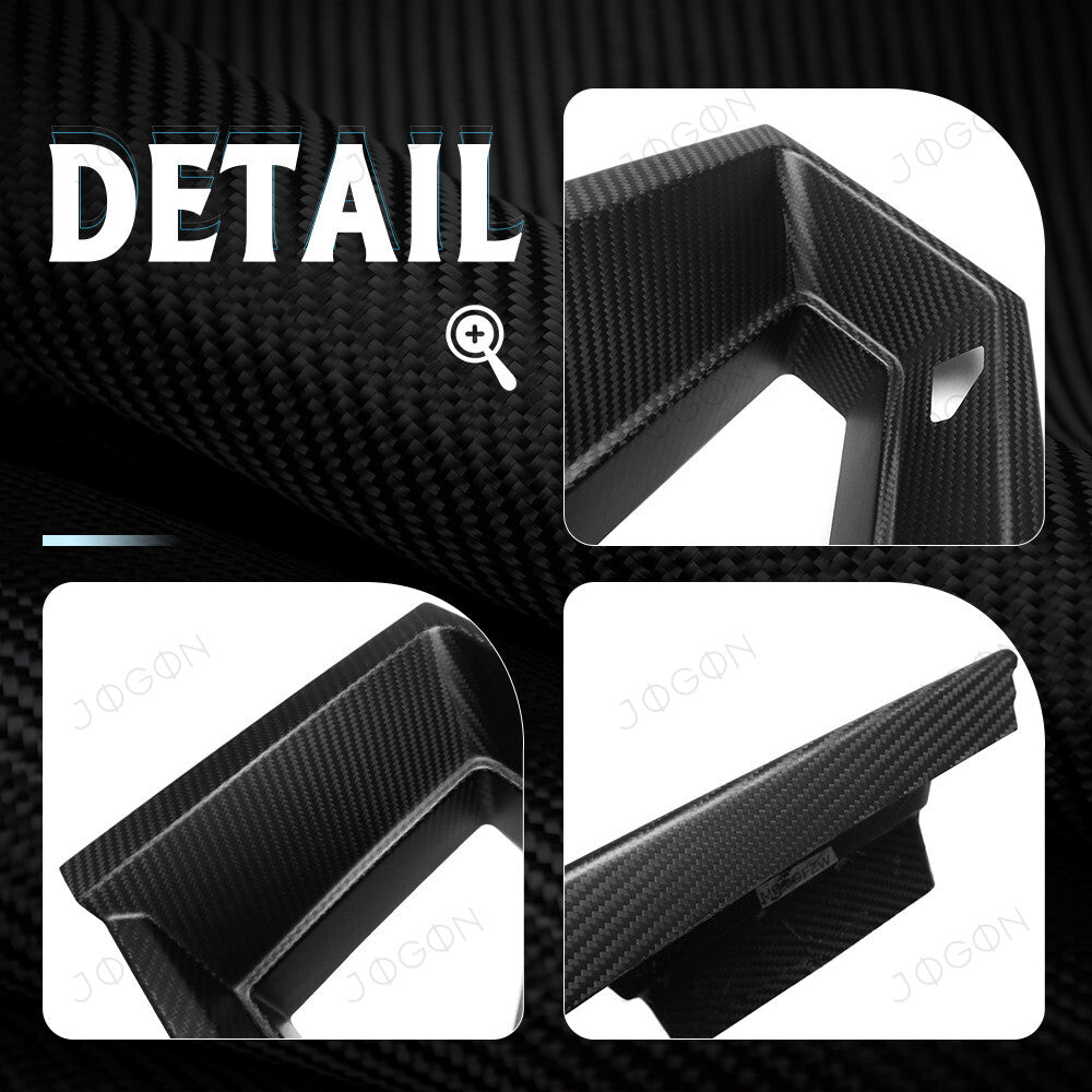 Front Grille Side Air Vent Frame Dry Carbon Fiber for Mustang S650 D2FT031