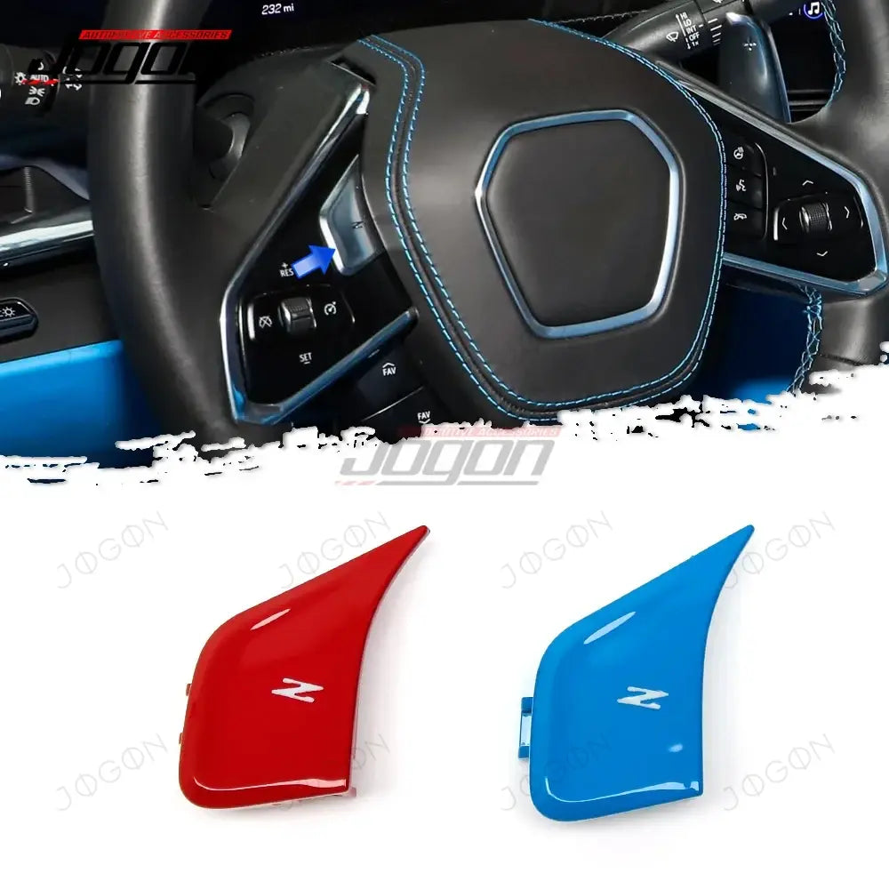 Steering Wheel Z Button Cover for Corvette C8 MWT001B