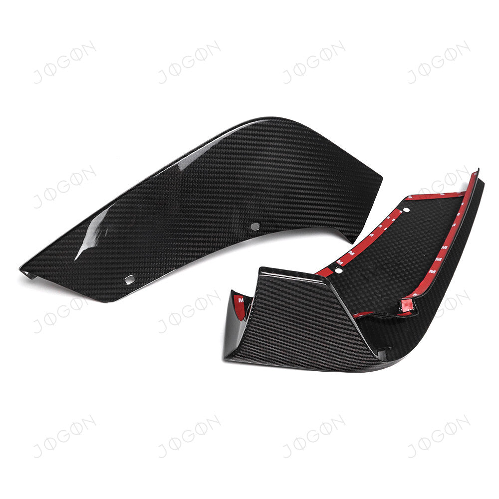 Rear Spats Bumper Skirts Dry Carbon Fiber for Corvette C8 D1WT0106