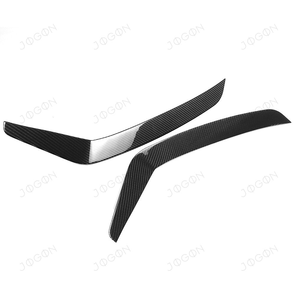 Front Bumper Canards Splitter Trims Dry Carbon Fiber for Ford Mustang S650 D2FT038