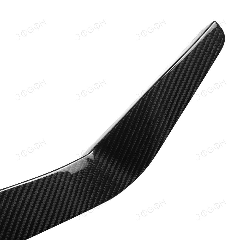 Front Bumper Canards Splitter Trims Dry Carbon Fiber for Ford Mustang S650 D2FT038