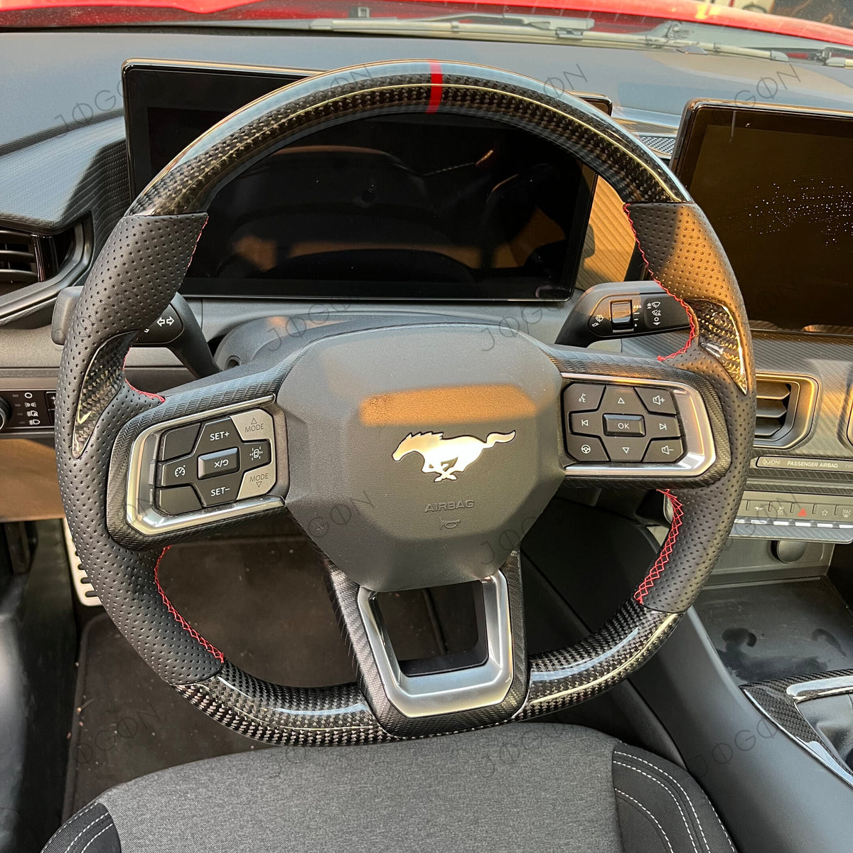 Steering Wheel Carbon Fiber for Ford Mustang S650 NFD004