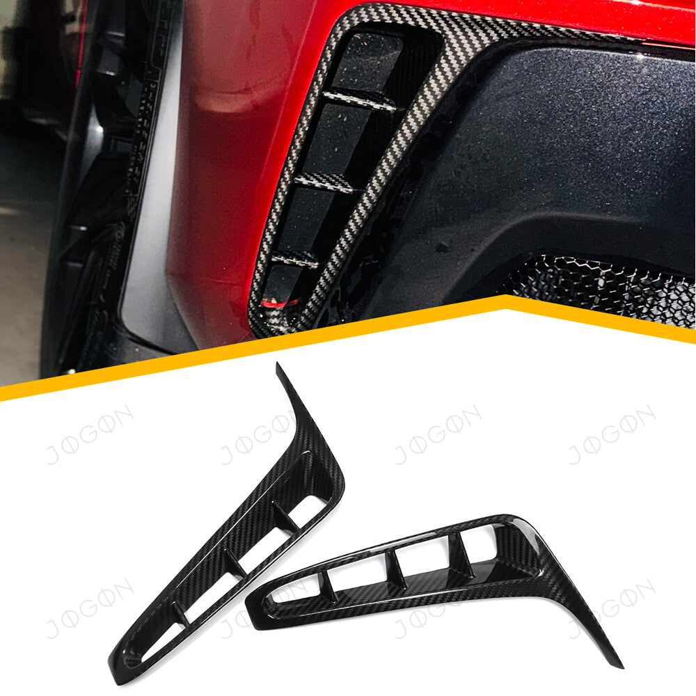 Rear Diffuser Side Vent Frame Dry Carbon Fiber for Corvette C8 Z06 D1WT0107