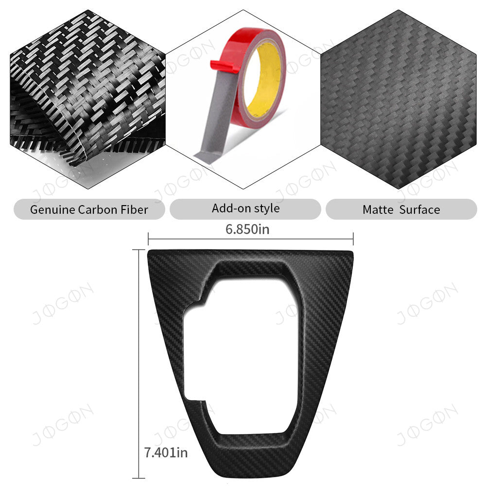 Center Console Frame AT Gear Shift Cover Dry Carbon Fiber for Mustang S650 D2FT018