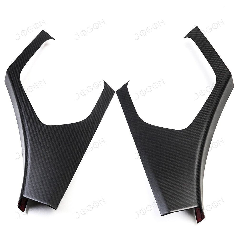 Inner Rear Upper Door Sill Panel Cover Dry Carbon Fiber for Corvette C8 D1WT0105