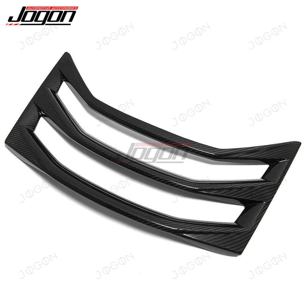Rear Hood Hatch Vent Scoop Cover Dry Carbon Fiber for Corvette C8 D1WT054