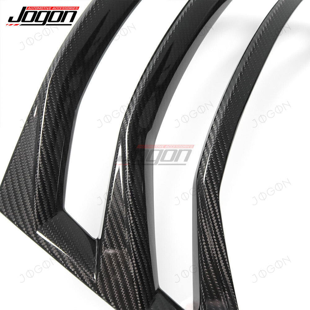 Rear Hood Hatch Vent Scoop Cover Dry Carbon Fiber for Corvette C8 D1WT054