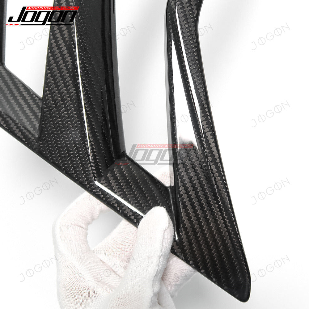 Rear Hood Hatch Vent Scoop Cover Dry Carbon Fiber for Corvette C8 D1WT054