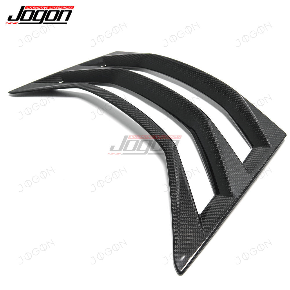 Rear Hood Hatch Vent Scoop Cover Dry Carbon Fiber for Corvette C8 D1WT054