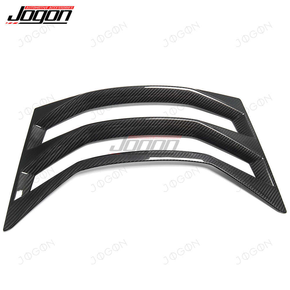 Rear Hood Hatch Vent Scoop Cover Dry Carbon Fiber for Corvette C8 D1WT054