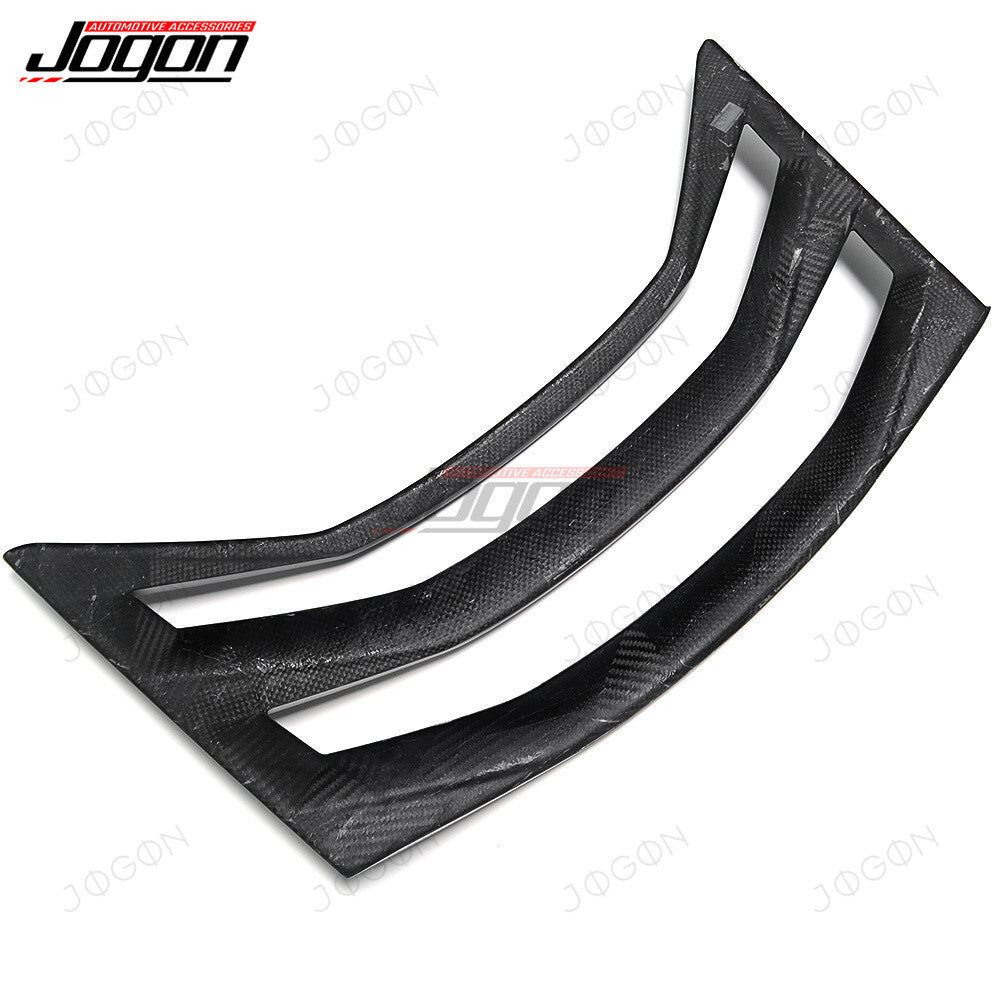 Rear Hood Hatch Vent Scoop Cover Dry Carbon Fiber for Corvette C8 D1WT054