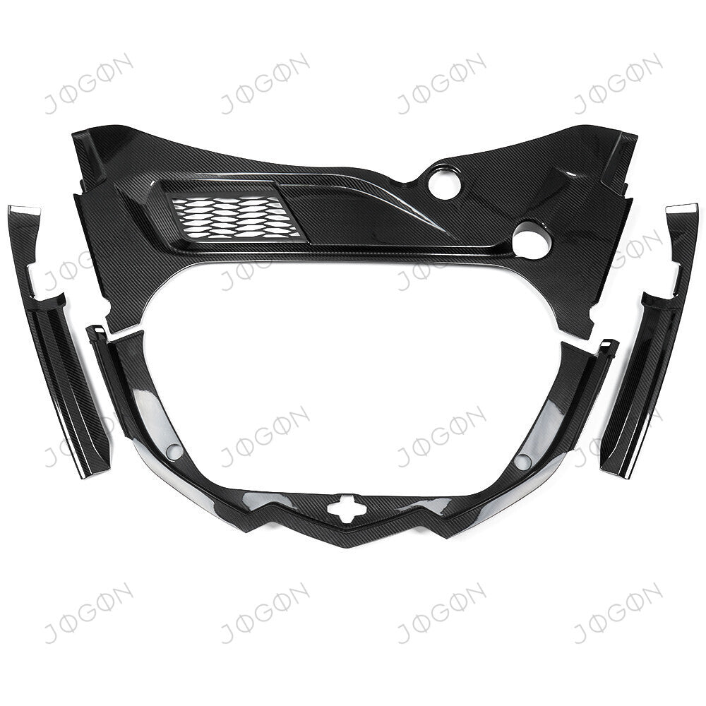 Front Trunk Trims Kit Dry Carbon Fiber for Corvette C8 D1WT0109
