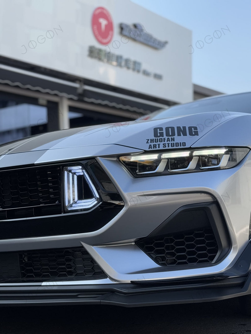 Upper Grille with Light Front Bumper for Ford Mustang S650 GFD030