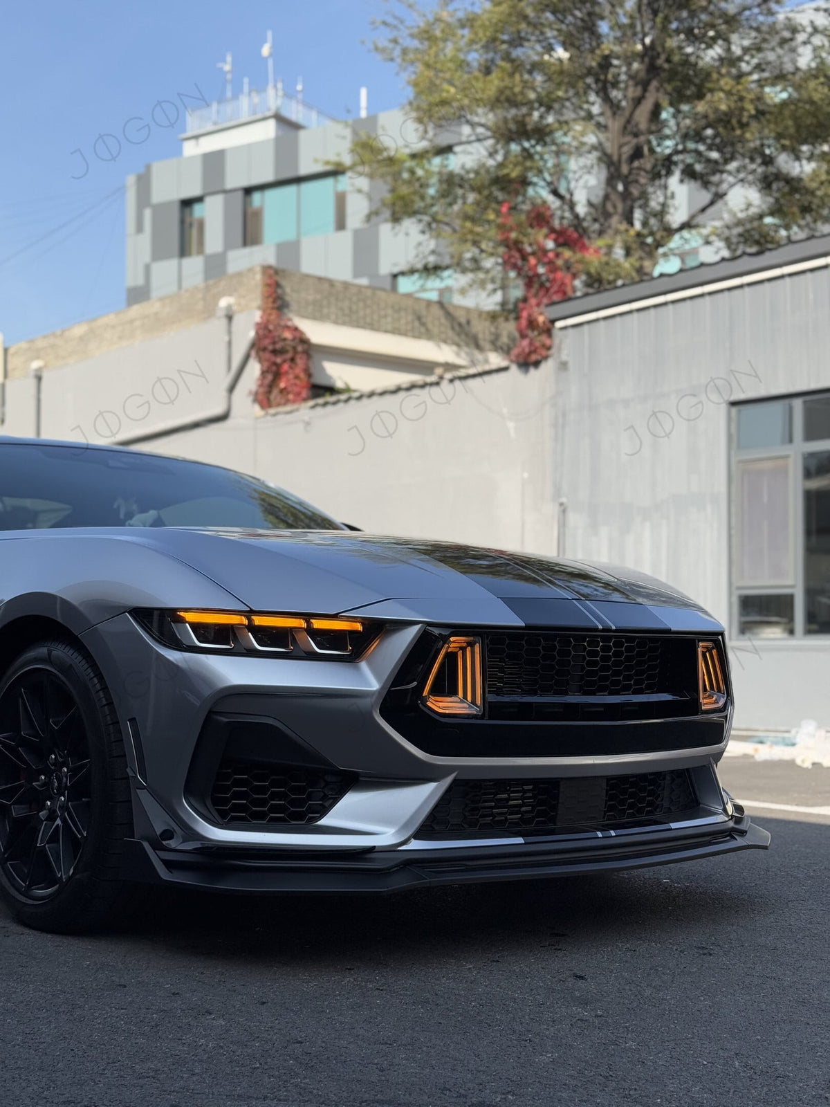 Upper Grille with Light Front Bumper for Ford Mustang S650 GFD030