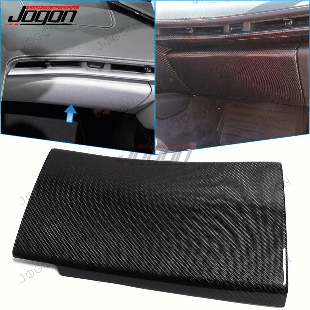 Storage Box Glove Box Cover Dry Carbon Fiber for Corvette C8 D1WT058